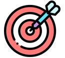 set a goal infographic icon